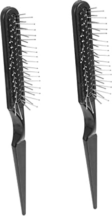 Beavorty 2pezzi Spazzola Per Cotonare in Acciaio Setole Antistatiche Per Capelli Sottili Sezionare e Modellare Pettine Coda Di Topo Incluso Per Tintura e Styling