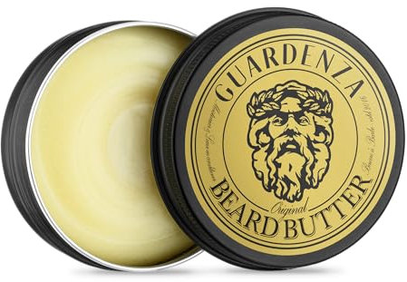 Guardenza Beard Butter Original - Bartbutter - Bartconditioner - Fördert das Bartwachstum - Pflegt und nährt den Bart - 60ml
