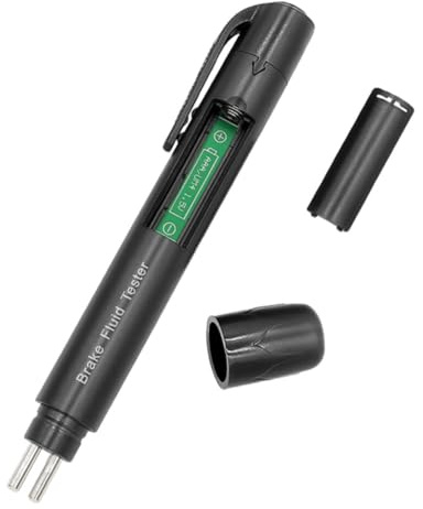 UTHCLO Probador Líquido Frenos Coche sin Batería Lápiz Tester Fluido Hidráulico Portátil para Motos y Bicicletas Fácil Rápido