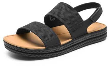 DREAM PAIRS Sandales Femme Été Plates Légères Confortables en TPU Water Shoes avec Soutien de la Voûte Plantaire Chaussures de Plage Piscine et Quotidien Antidérapantes