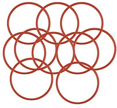 sourcing map 10 Stück O Ringe 20mmx18mmx1mm Dichtungsringe Rund Gummi Dichtung O Ring Seals Unterlegscheibe für Wasserhahn Spülventile Waschbecken Duschablauf Hydraulik Rohrschlauch