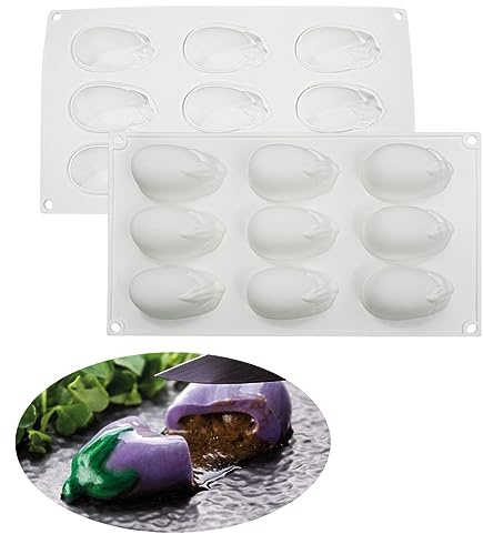 mostsom Diy Eggplant Design Pudding Mousse Baking Tools Silicone Cake Molds Kitchen Supplies Soap Mould Dessert Jelly Mold