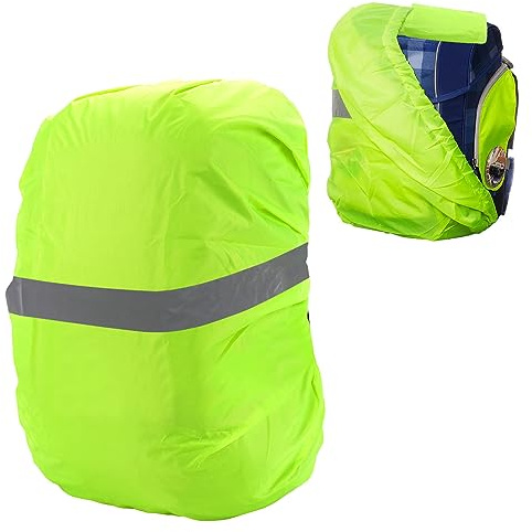TNSLAND Regenschutz Schulranzen Regenschutz Rucksack, 18-25L Regenüberzug Rucksack Regenschutzhülle Regenhülle Schulranzen, Wasserdichte Reflektor Schulranzen Kompatibel mit Ergobag,Scout,Step by Step