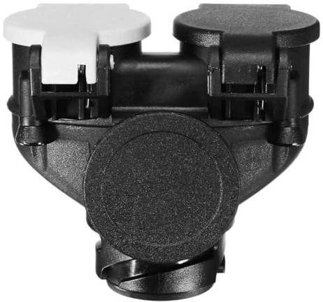 Namvo 12 V Anhänger-Wohnwagen-Konverter-Buchse, 13-poliger Stecker auf 12 N und 12 S, 7-polige Steckdosen für Auto, Anhänger, Wohnmobil, Wohnwagen, Zubehör