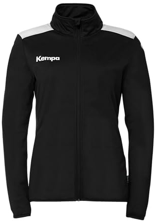 uhlsport Kempa handboll emotion 27 poly jacka dam sportjacka träningsjacka gå ut jacka för kvinnor och flickor – utan huva med fickor med dragkedja