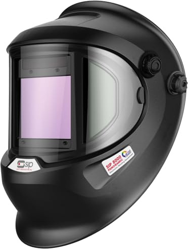 SIP Meteor 8000 Panoramic Welding Helmet Mask True Colour HD LCD 4 Sensor
