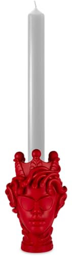 Portacandela collezione Sagrada Familia di Baci Milano (Rosso - la vipera)