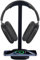 Yukrilt Kopfhörerständer mit kabellosem Laden, 15 W Gaming-Headset-Halter für den Schreibtisch, Aluminium-Stützstange, Silikon-Pad-Kopfstütze, geeignet für alle Kopfhörer