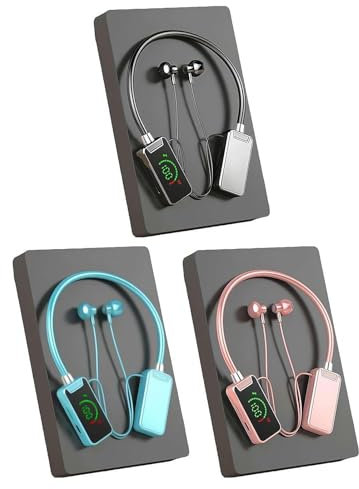 Ultra longue durée d'utilisation à suspendre Sport Bluetooth Casque antibruit intra-auriculaire avec boîte d'affichage cadeau numérique