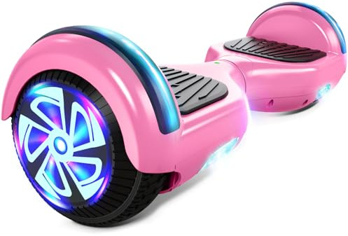 Hoverboard Self Balancing Scooter 6.5 Zwei-Rad-Selbst Balancing Hoverboard mit Bluetooth-Lautsprecher und LED-Leuchten für Kinder Geschenk