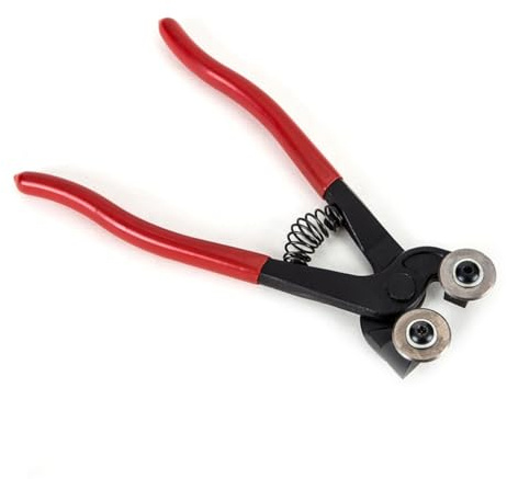 BAZEITFLOW Pinza Tagliapiastrelle in Acciaio Inossidabile Tronchesi Manuali e Piastrelle Utensile DIY Antiscivolo e Durevole per Decorazioni Casa Colore Casuale