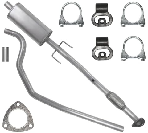 POLMOstrow Auspuff für Opel Corsa 4 IV D 2006-2014 | Mitteltopf, Motoren: 1.0 | Fließheck