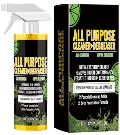 Generisch Pulitore interno auto | 120 ml dettaglio spray,camion sgrassatore | Per interni in pelle tappeto tappezzeria tessuto applicazioni camion auto casa