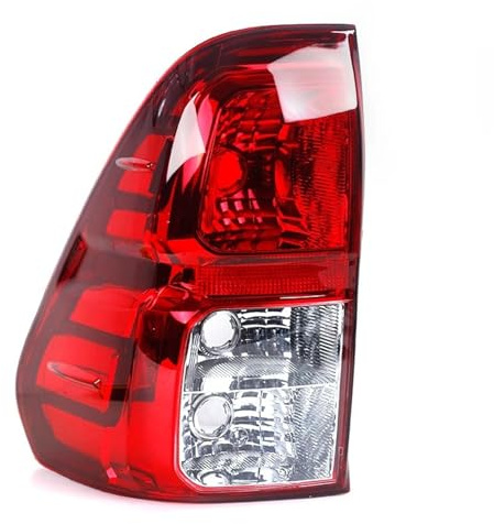 VOALVT Pour Toyota Pour Hilux Pour Revo 2015 2016 2017 2018 Feu Arrière Gauche/droit Avec Faisceau Câbles Et Feu De Freinage Ensemble Feu Arrière(1pc Left)