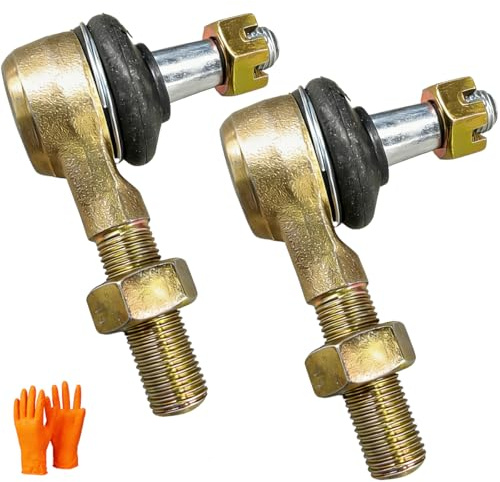 BOLOJAU Rótula de barra de acoplamiento de 10 mm x 12 mm (izquierda y derecha) para 50cc 7 cc 11 cc 125cc 150cc para Chinese scooters quads karts motos de cross ciclomotores para Roketa para SunL