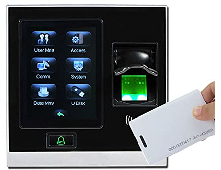 Control Horario Empleados, TCP/IP USB Biométrico Tiempo de acceso a huellas dactilares Tiempo de asistencia registradora Sistema de control de puerta inteligente independiente(SF400 ID)