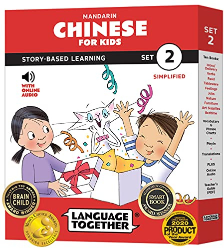 Mandarin for Kids Set 2: Beginner Chinese Readers Box Set – 10 Simple Readers with Online Audio | More Everyday Words & Phrases | 3-8 years by ... for Kids) (Simplified Chinese Edition)