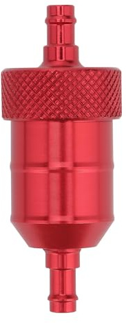 WOOSTAR 6mm CNC Motorrad Kraftstofffilter Ersatz für CRF XR KLX KX Pitbike Dirtbike ATV Go Kart Rot