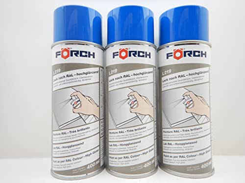 Förch VERKEHRSBLAU BLAU RAL RAL 5017 LACK LACKSPRAY SPRAY SPRAYDOSE 400ML (3)