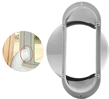Adaptador de ventana de aire acondicionado portátil de 15 cm, para aparatos de aire acondicionado locales, kit de componentes Progress, adaptador de manguera de salida de aire, adaptador de repuesto