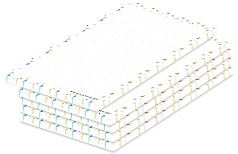 PRICARO Notizblock Triangle, A6, 5 Stück