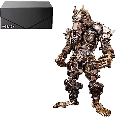 ECIS Metall 3D Modell, Hyperrealistischer Werwolf 3D Puzzle Modellbausatz, Metall DIY Metal Model Kit, Erwachsene 3D Metall Puzzle für Schreibtisch Dekoration