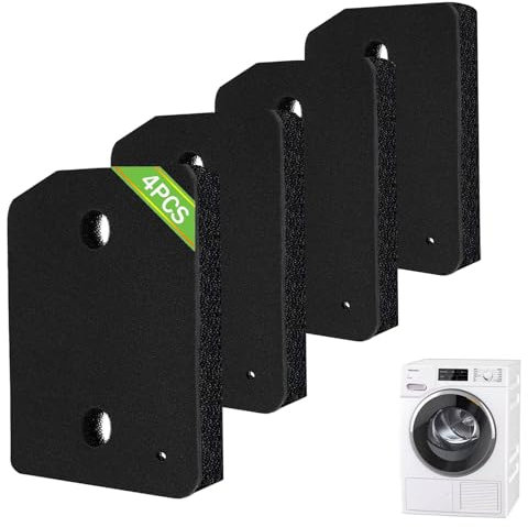 WLHFDC 4 pezzi Filtro Zoccolo per Asciugatrice Miele T1 9164761 207 x 157 x 30 mm,Filtro in Spugna per Asciugatrice a Condensazione e a Pompa di Calore,Filtro per Pelucchi in Schiuma