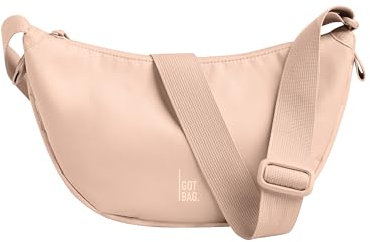 GOT BAG Crossbody Moon Bag | Halbmond Handtasche Wasserabweisend | Stylische Umhängetasche mit verstellbarem Gurt (pearl, small)
