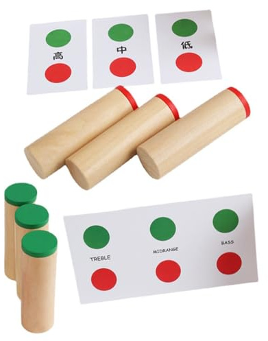ERINGOGO Giocattolo in Legno Montessori Per Allenamento Della Concentrazione Dei Ragazzo Ragazza Ragazza Di Giocattoli Educativi Per Apprendimento Precoce Della Voce Tubi Sonori Per Allenam