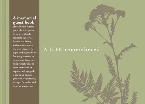 A Life Remembered — A Memorial Guest Book