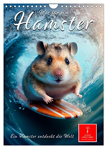 Was für ein Hamster (Wandkalender 2026 DIN A4 hoch), CALVENDO Monatskalender: Bezaubernde Bilder der kleinen Hamster. (CALVENDO Tiere)