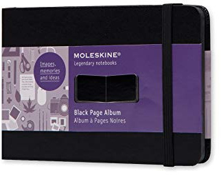 Moleskine FO1A2 Album Pagine Nere, Tascabile