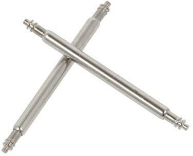 PUREgrey Edelstahl Federstege 2 x 22mm x 1,78 Durchmesser