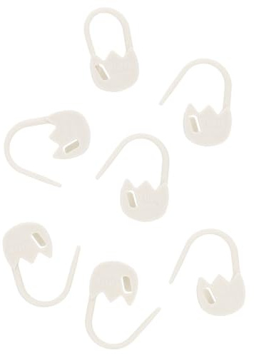 Tulip AC-027E Stitch Markers, Kunststoff, White, Einheitsgröße