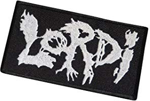 Martyna Trading Official Grunge Metall-Stickerei, zum Aufbügeln, Souvenir - Schwarz, Rechteckig, Medium (8-10 cm), 1 Stück, Bügelbild, Patch