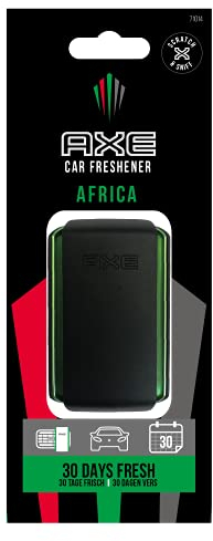 AXE Ambientador de Coche para Rejilla - 30 Días de Frescura Intensa con Fragancia Africa - Diseño Elegante, Discreto y Duradero para un Viaje Refrescante y Sofisticado