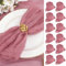 30 servilletas de Tela, servilletas de Tela cuadradas teñidas a Mano, Estilo Bohemio, de 50 cm, Reutilizables, Rosa polvorienta