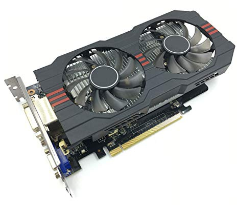 Taygate Carte Graphique de Jeu Fit for ASUS Graphics Card Original GTX 750 TI 2GB 128bit GDDR5 Cartes vidéo pour GeForce GTX 750TI Cartes VGA d'occasion GTX750TI Carte Graphique GTX750TI 1050