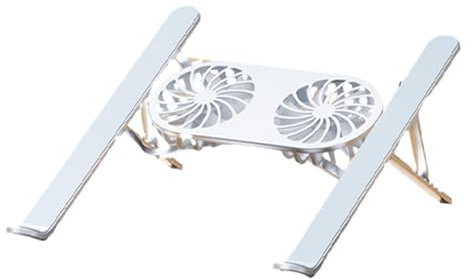 puzzlegame Laptop Stand with Fan - Collapsible Dual Fans Cooling Pad Laptop for 13-21 Inches Device - Effective Laptop Cooling Pad, Silent Cooling Pad for Laptop Cooling, Game Laptop, Portable