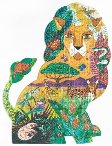 Djeco Puzzle Löwe - 350 Teile - FSC Mix - buntes Spielzeug