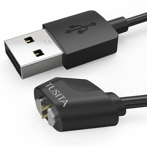 TUSITA Magnetic Charger Compatible with SUUNTO Wing Sonic Open-Ear Bone Conduction Headphone, 1M