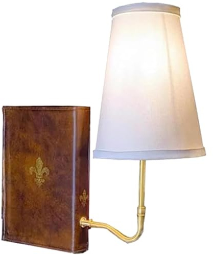 Lámpara literaria clásica, lámpara literaria, lámpara de estantería, lámpara de biblioteca literaria clásica, lámpara de mesa estilo libro, elegante lámpara de escritorio vintage, diseño de libro
