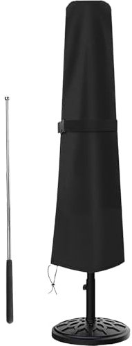 Copri Ombrellone da Giardino, Copertura Protettiva Per Ombrellone, Coperture per Ombrelloni con Palo, Copertura per Ombrellone da Giardino, Copertura Ombrellone con Asta, Impermeabile, Anti-UV (D)