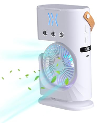 Ventilador de nebulización de mesa - Ventilador de escritorio de rociador