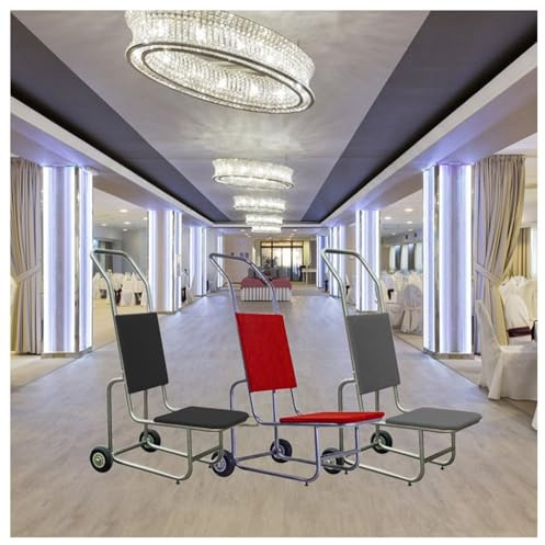 Chariot de chaise empilable – Transport sans effort et rangement compact pour chaises de banquet et d'événement