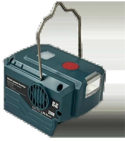 Inversor Inversor Generador CA 220V Inversor Corriente LED Adaptador Acampar Al Aire Libre Fuente Alimentación Herramienta para Batería Iones Litio(Verde)