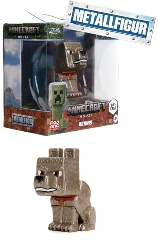 Jada Toys Minecraft Movie Figure (1 Piece) - 1 Collectible Metal (Dennis) Figure for Fans and Children from 8 Years, 6.5 cm