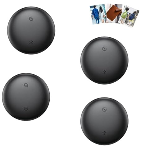 Dimova GP90 - Tracker GPS Ultra Précis sans Abonnement | Traceur GPS Voiture/Enfants/Chien en Temps Réel | Portable & Léger (Noir*4)
