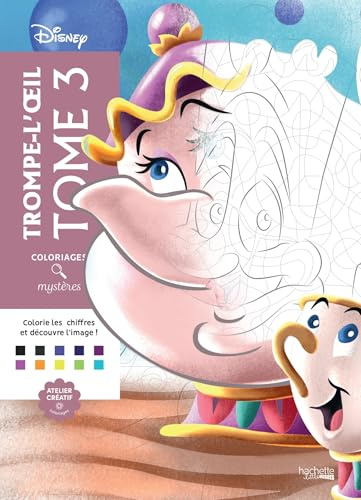 Coloriages mystères Disney - Trompe l'oeil Tome 3