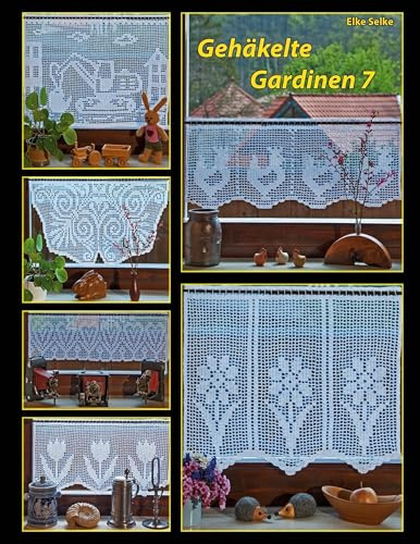 Gehäkelte Gardinen 7: 21 dekorative Modelle in Filethäkelei